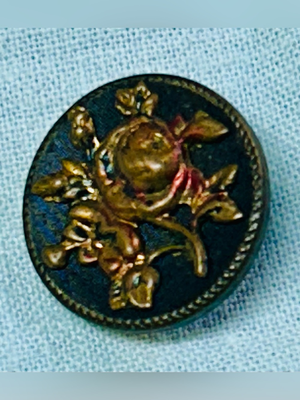 Vintage Gold and Black Decorative Buttons